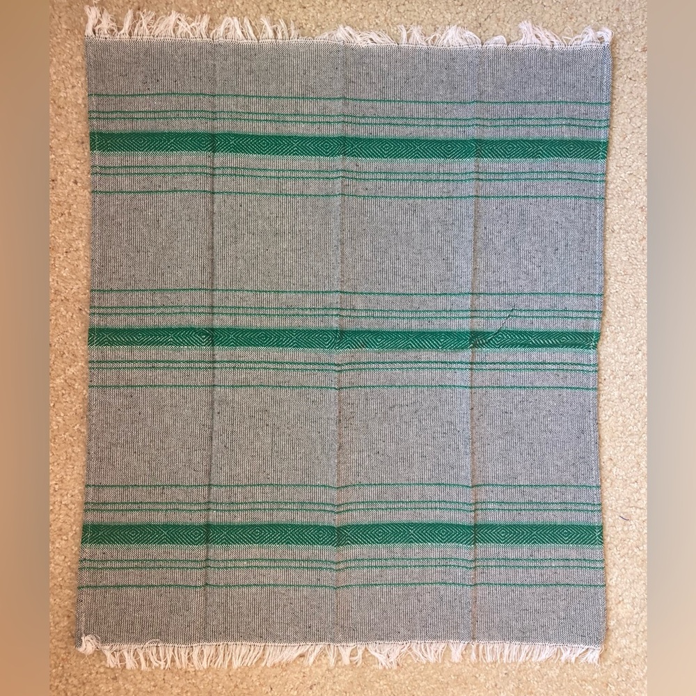 Artisan Woven Mexican Tea Towel, Hand Towel, Boho Chic, Kitchen, Serape - Picture 4 of 6